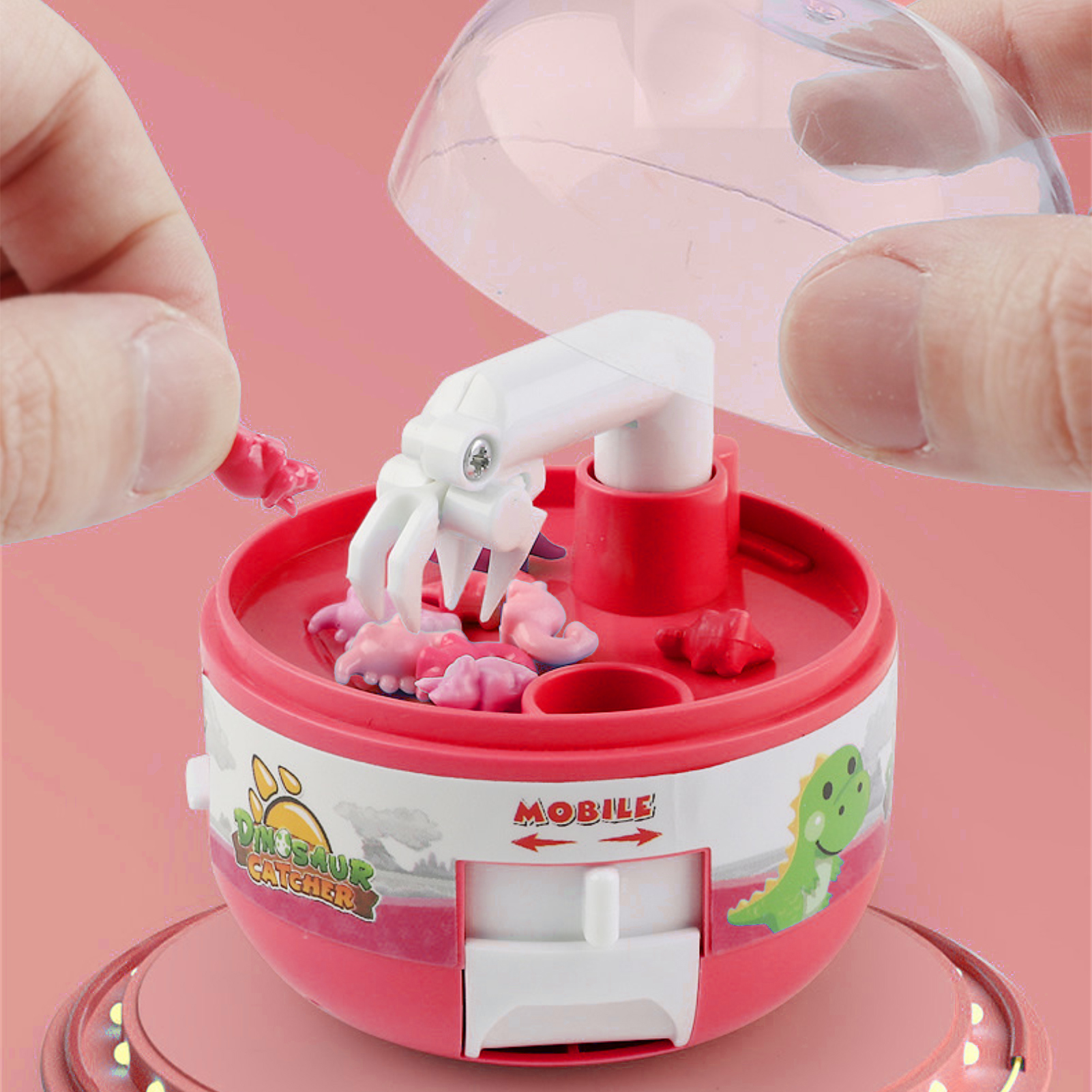 Anime Mini Claw Machine Capsul - Art Craft Dinosaur reseña y precio