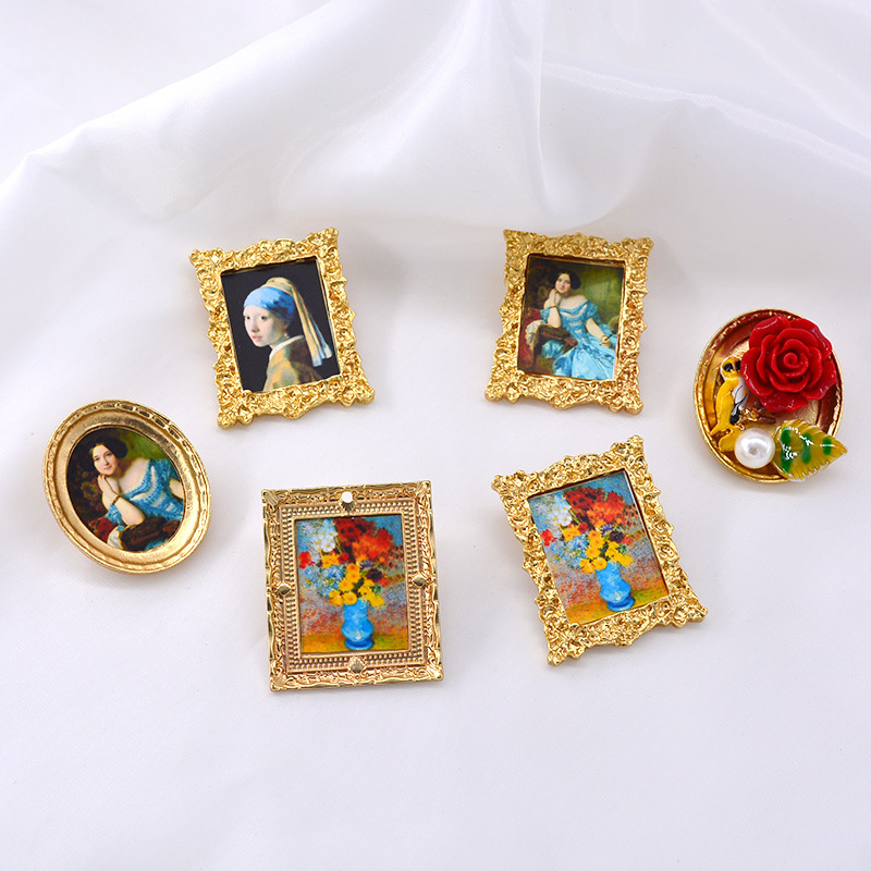 Art Oil Painting Brooches Coll - Art Portfolio Bag reseña y precio
