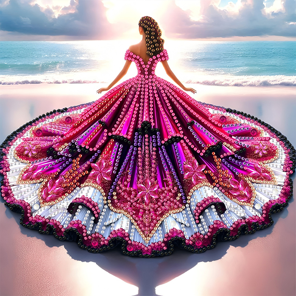 5D DIY Gorgeous Skirt Girl Par - Art Craft Girl reseña y precio