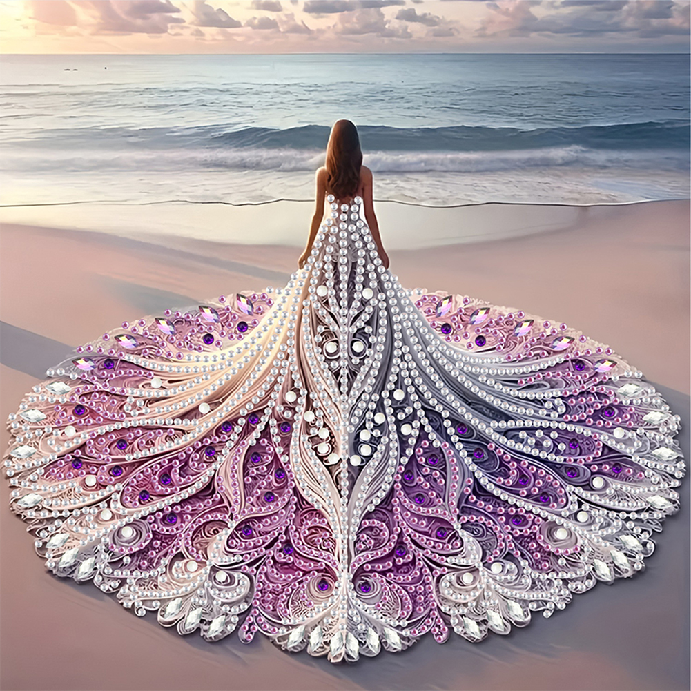 5D DIY Gorgeous Skirt Girl Par - Art Craft Girl reseña y precio