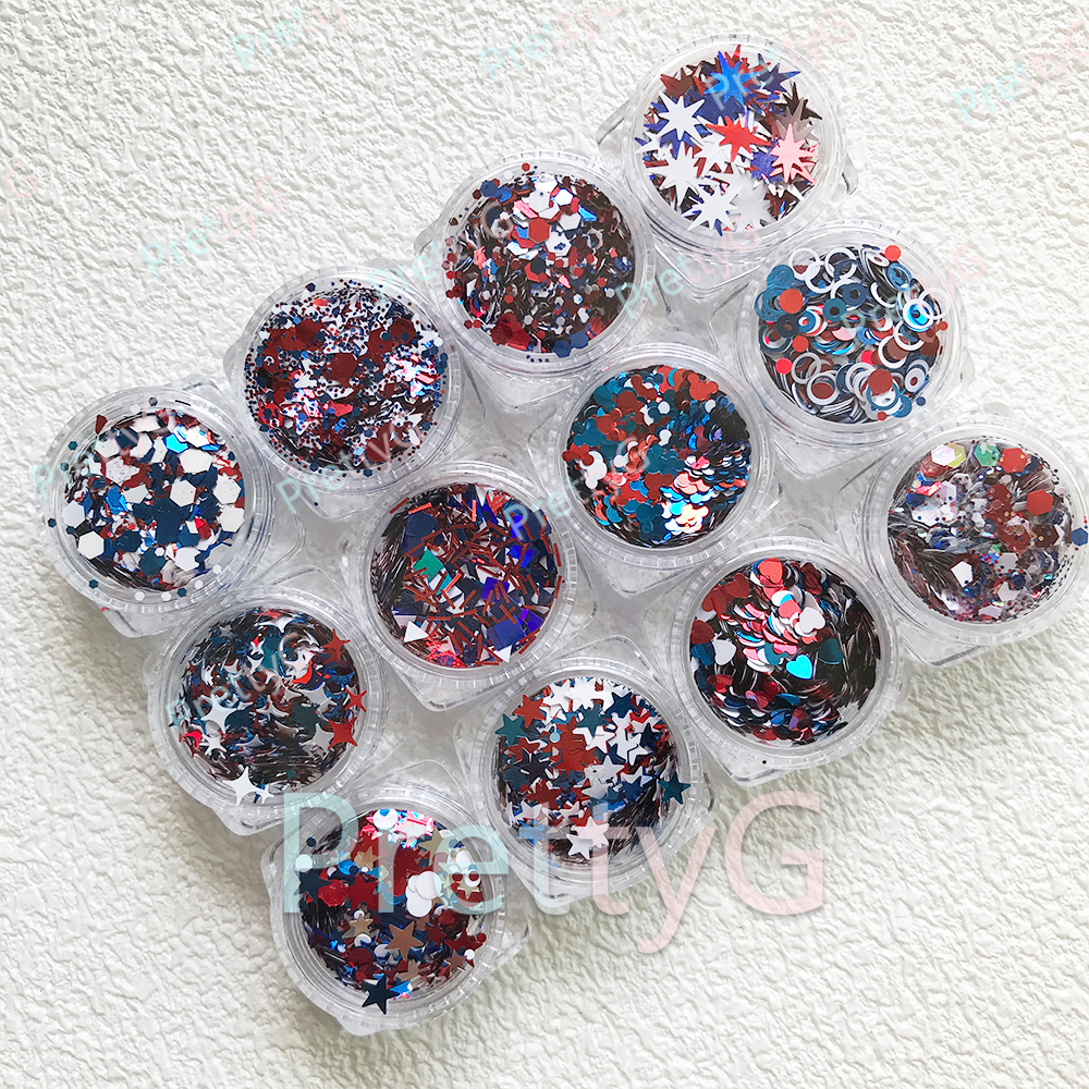 PrettyG 12 Color Set America's - Art And Craft Independence Day reseña y precio