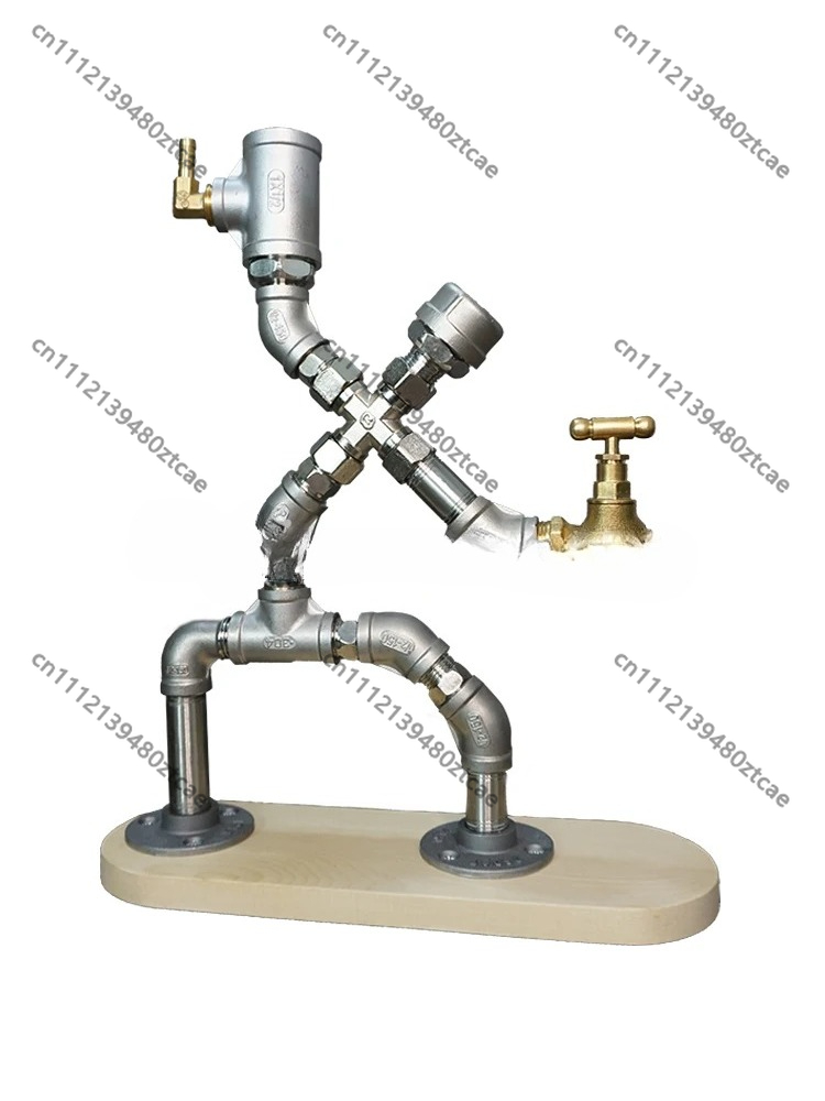 Stainless Steel Water Pipe Orn - Art Craft Cafe reseña y precio