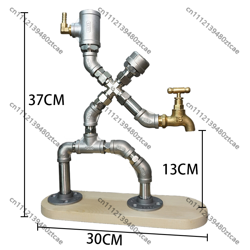 Stainless Steel Water Pipe Orn - Art Craft Cafe reseña y precio