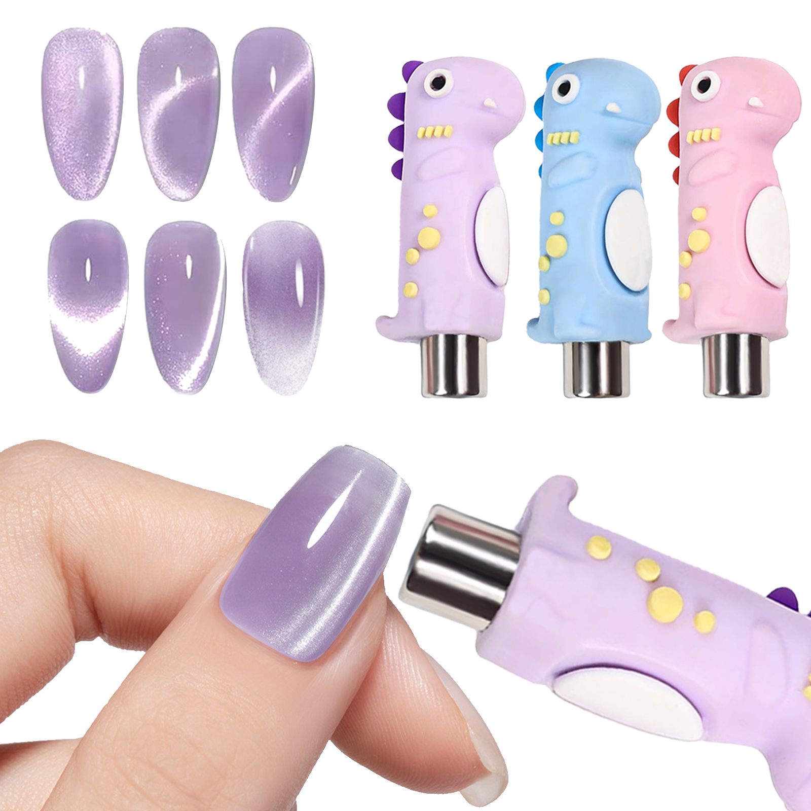 Dinosaur Nail Magnet Tool Doub - Art Craft Dinosaur reseña y precio