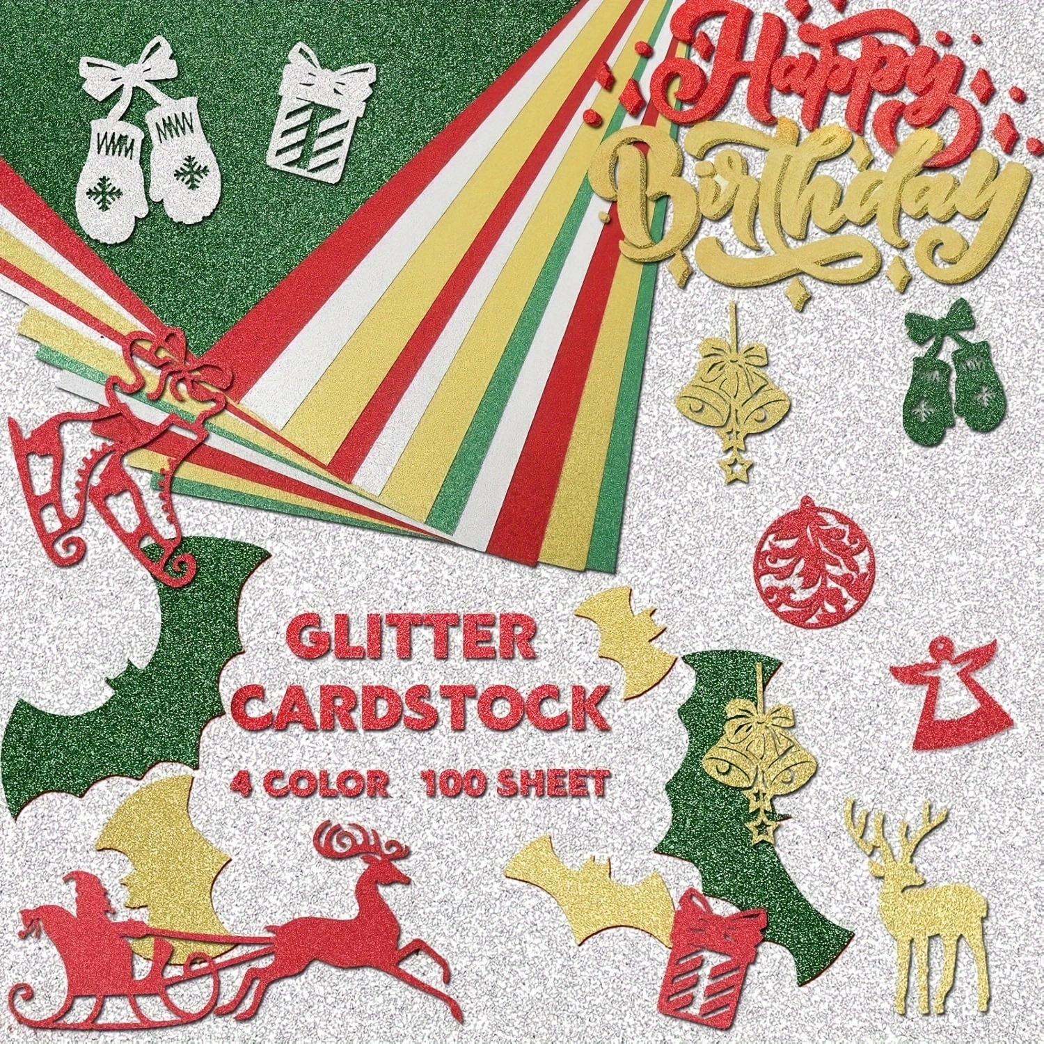 33 Sheets Christmas Style DIY  - Art And Craft Recycle reseña y precio