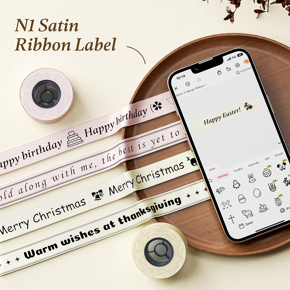 Niimbot Mini Satin Ribbon Tape - Art Craft Using Paper reseña y precio
