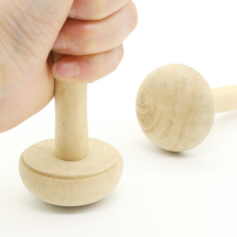 2020 New Wooden Mushroom Rolle - Art Craft Using Paper reseña y precio