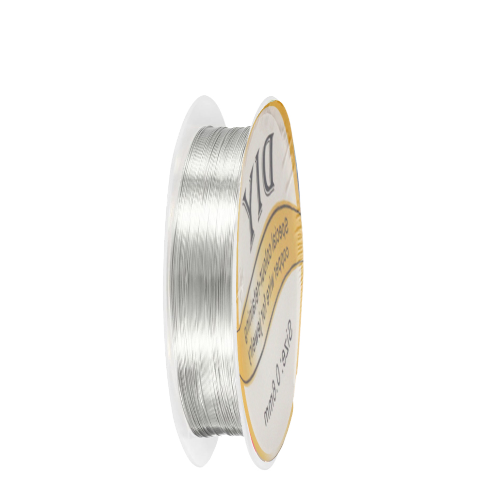 1Roll Silver Copper Wire 0.3/0 - Art Craft Making reseña y precio