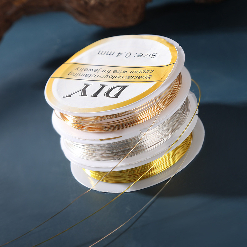 1Roll Silver Copper Wire 0.3/0 - Art Craft Making reseña y precio