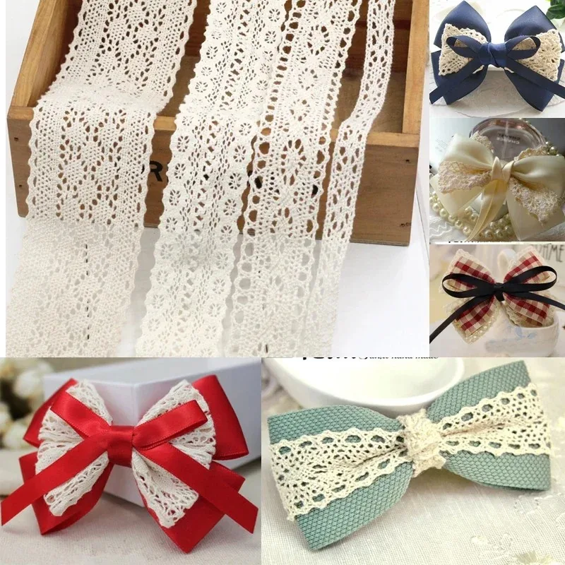 Ivory White Cotton Lace Trim R - Art Craft Girl reseña y precio