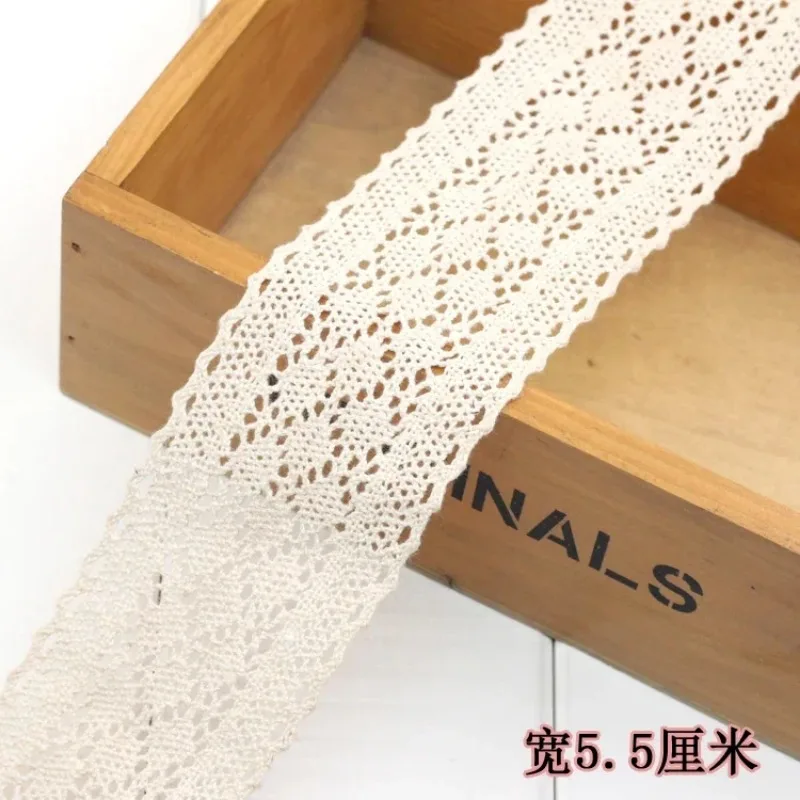Ivory White Cotton Lace Trim R - Art Craft Girl reseña y precio