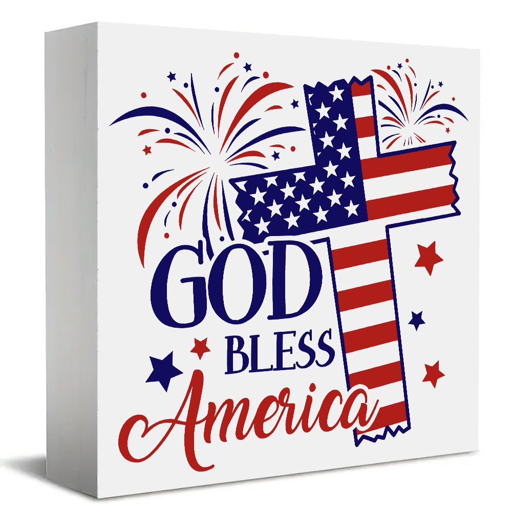 One Independence Day God Bless - Art And Craft Independence Day reseña y precio
