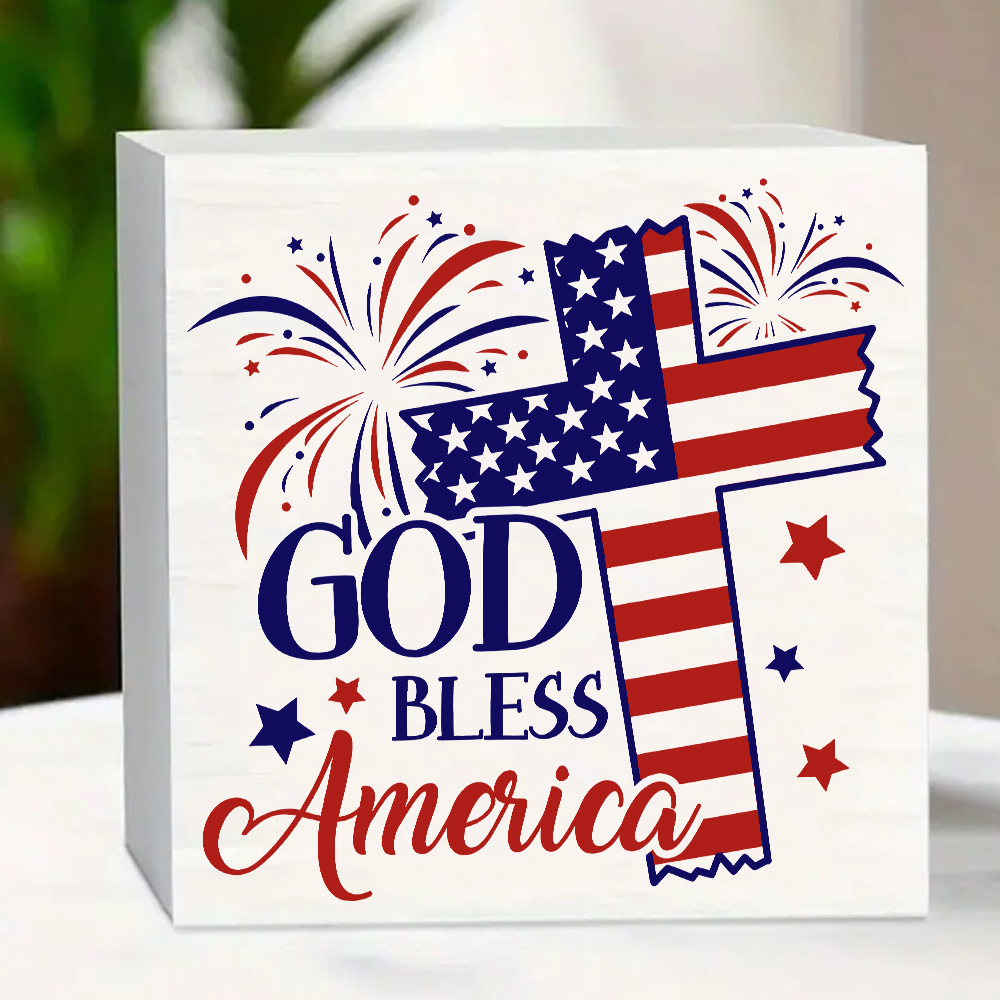 One Independence Day God Bless - Art And Craft Independence Day reseña y precio
