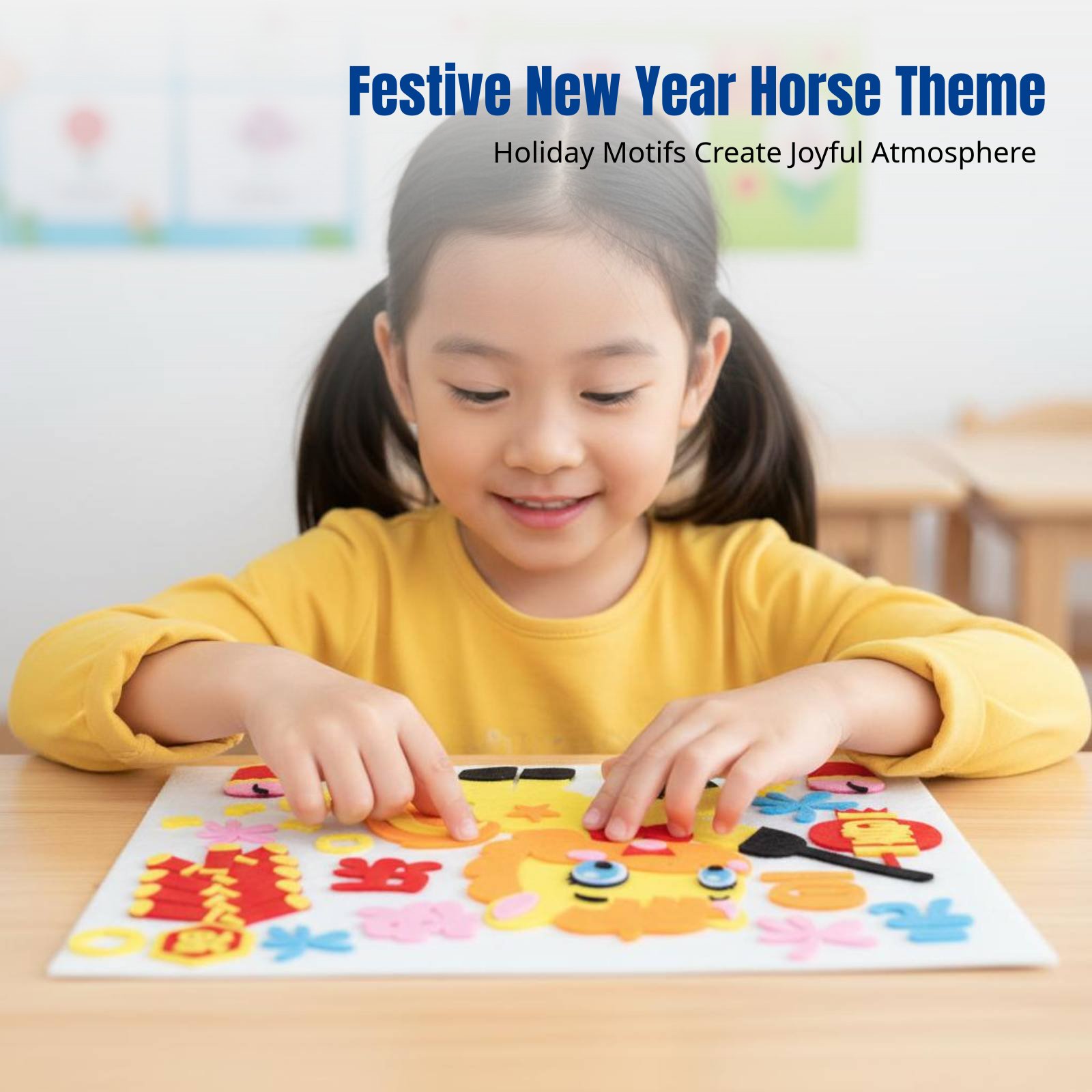 2026 New Year DIY Fabric Art S - Art Craft New Year reseña y precio