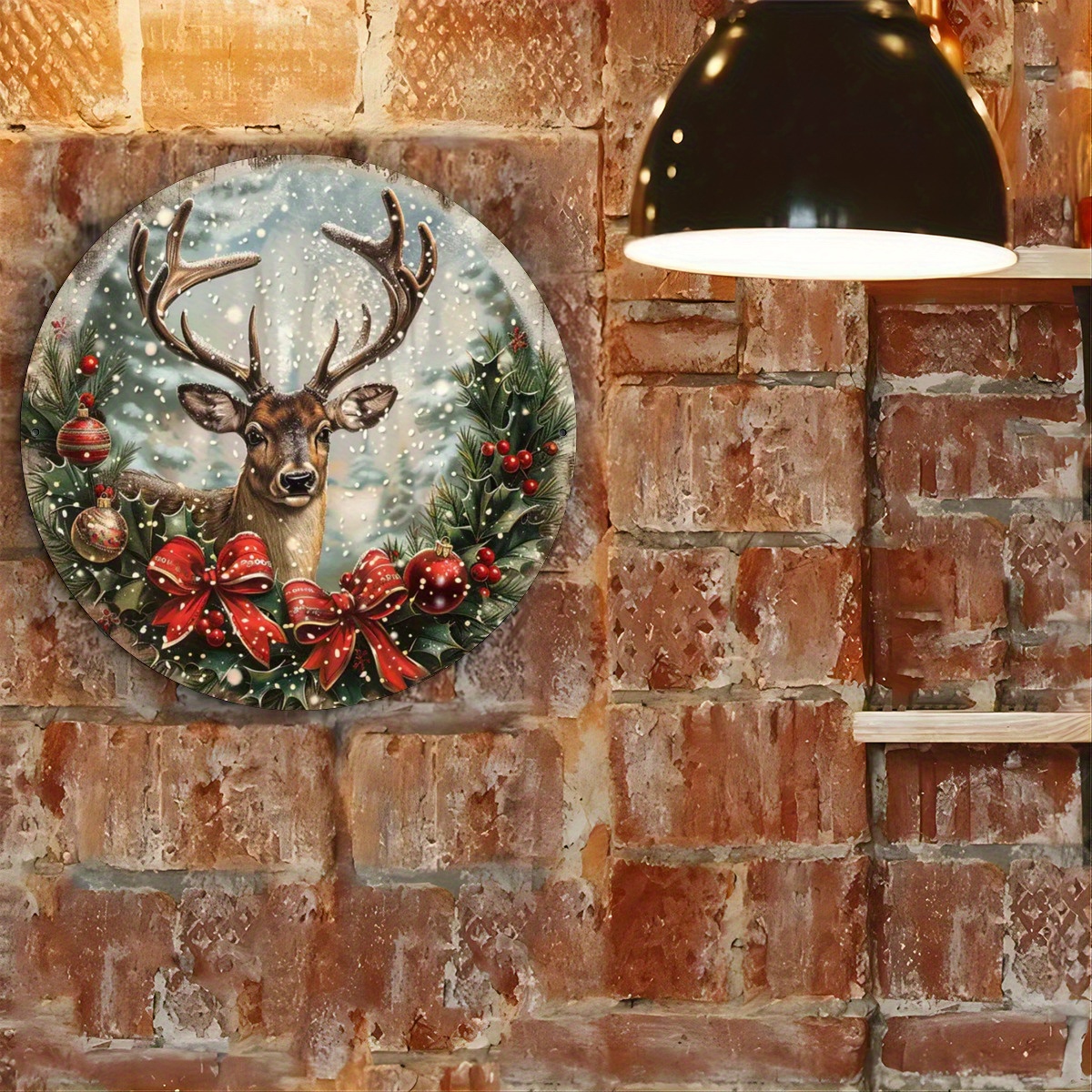 Vintage Christmas Reindeer Alu - Art Craft Cafe reseña y precio