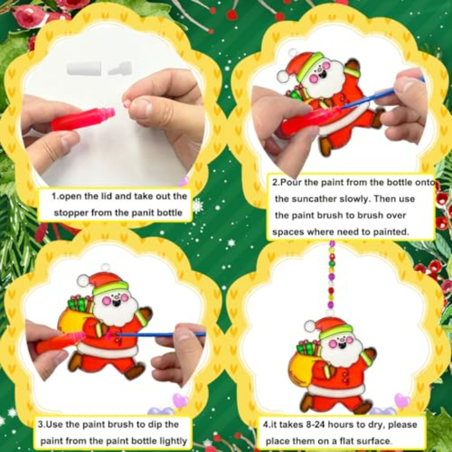 Suncatcher Kit 30 Sets Sun Cat - Art Craft New Year reseña y precio