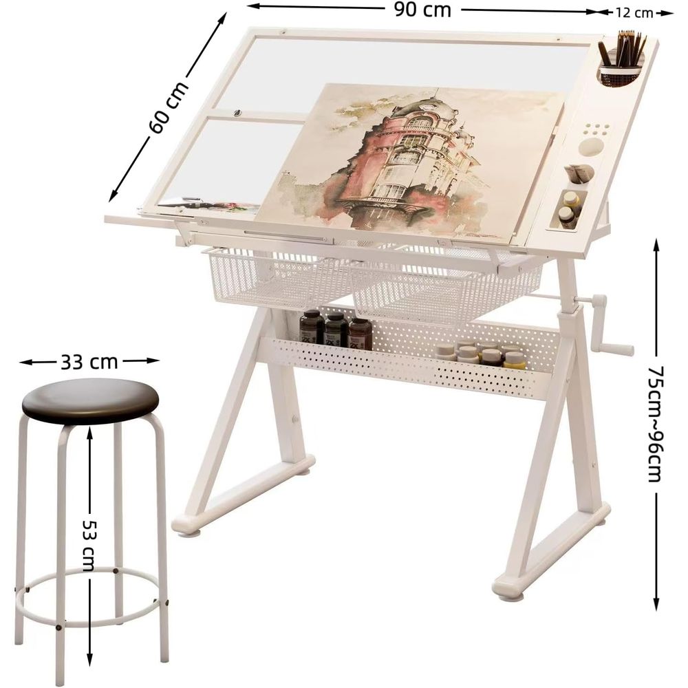 Adjustable Artistic Drafting T - Art & Craft Teacher Vacancy reseña y precio