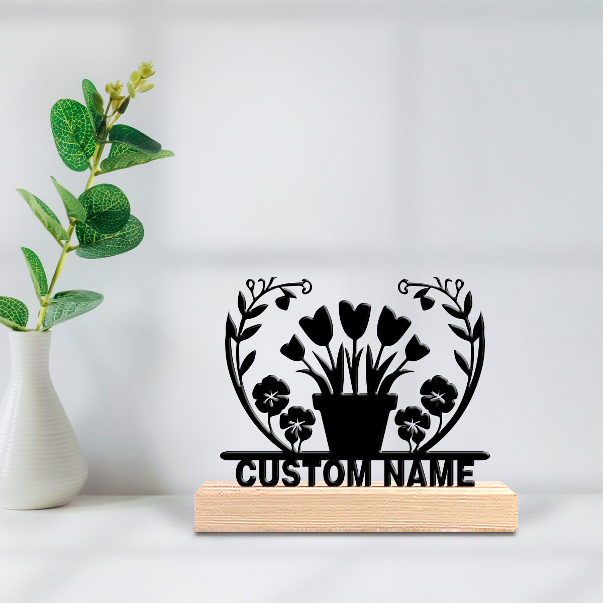 1pc flower grass Custom Text I - Art Craft Us reseña y precio