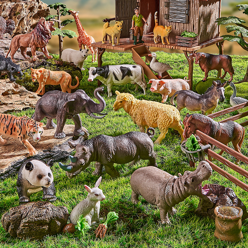 Montessori Toy Wild Farm Dinos - Art Craft Dinosaur reseña y precio
