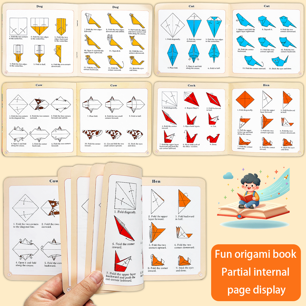 Children's Origami Farm Toolki - Art Craft New Year reseña y precio