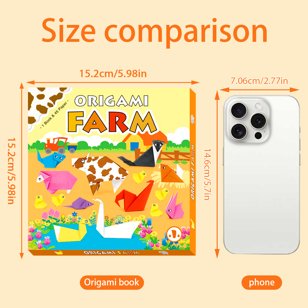 Children's Origami Farm Toolki - Art Craft New Year reseña y precio