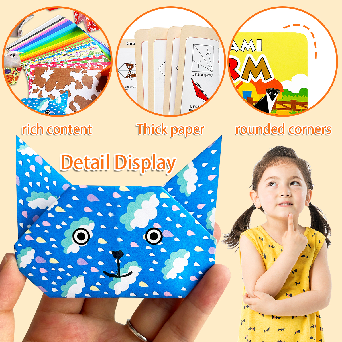 Children's Origami Farm Toolki - Art Craft New Year reseña y precio