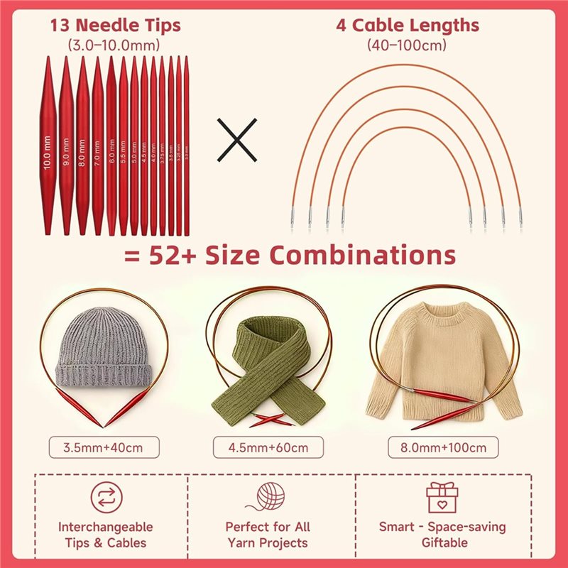 A25F-Circular For Knitting Nee - Knitting Needle Circular reseña y precio