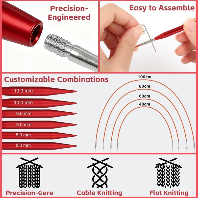 A25F-Circular For Knitting Nee - Knitting Needle Circular reseña y precio