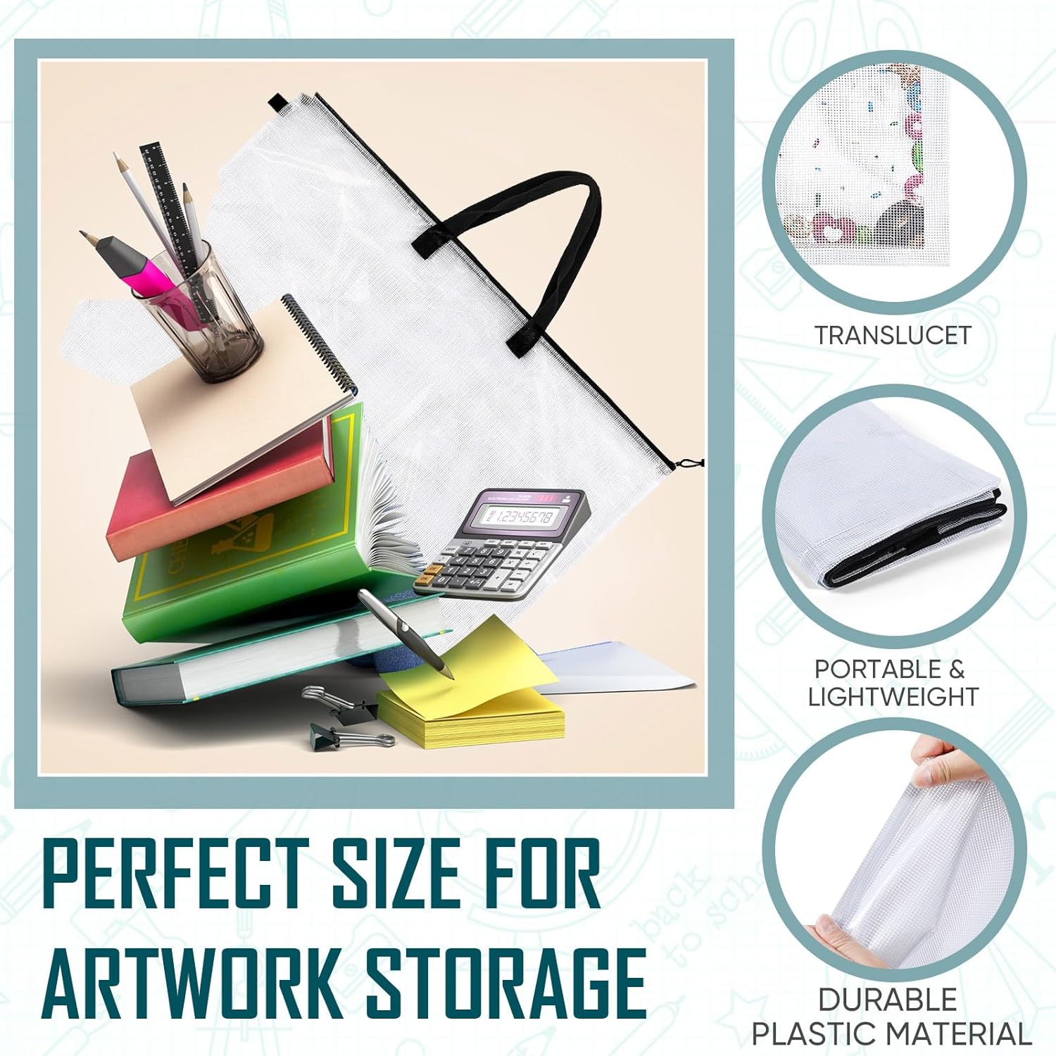 Large Art Portfolio Bag 36x48  - Art Portfolio Bag reseña y precio