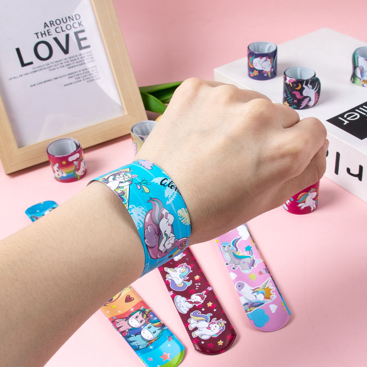 10pcs Cartoon Slap Bracelets U - Art Craft Dinosaur reseña y precio
