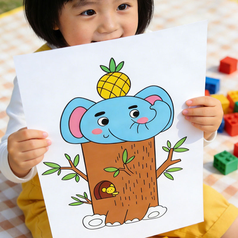 Magic Folding Pictures Animal  - Art Craft New Year reseña y precio