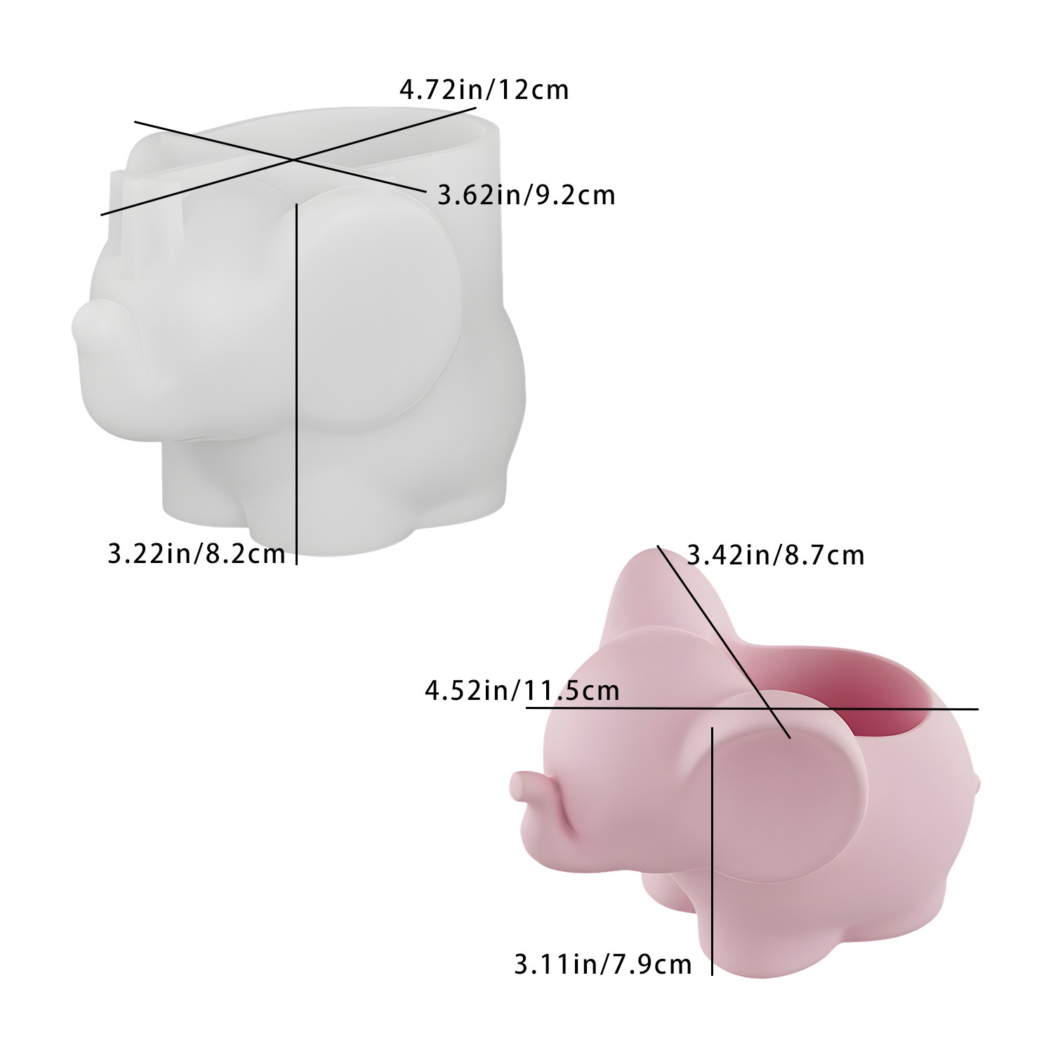 DIY Elephant Storage Cup Resin - Art Craft Vase reseña y precio