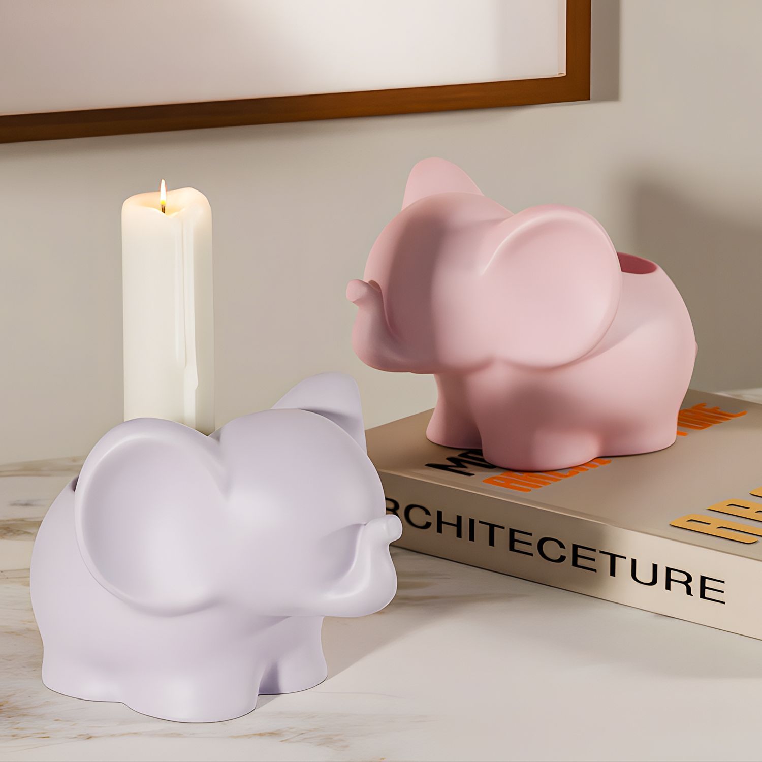 DIY Elephant Storage Cup Resin - Art Craft Vase reseña y precio