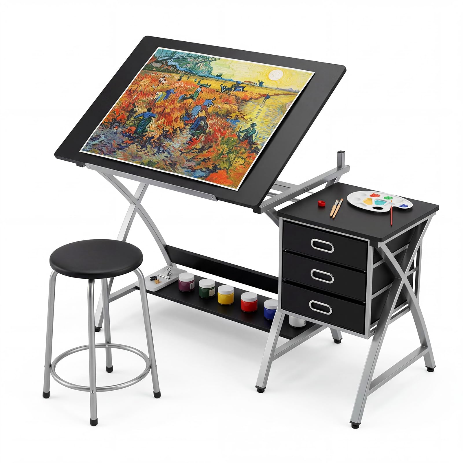 Tabletop Adjustable Drafting T - Art & Craft Teacher Vacancy reseña y precio