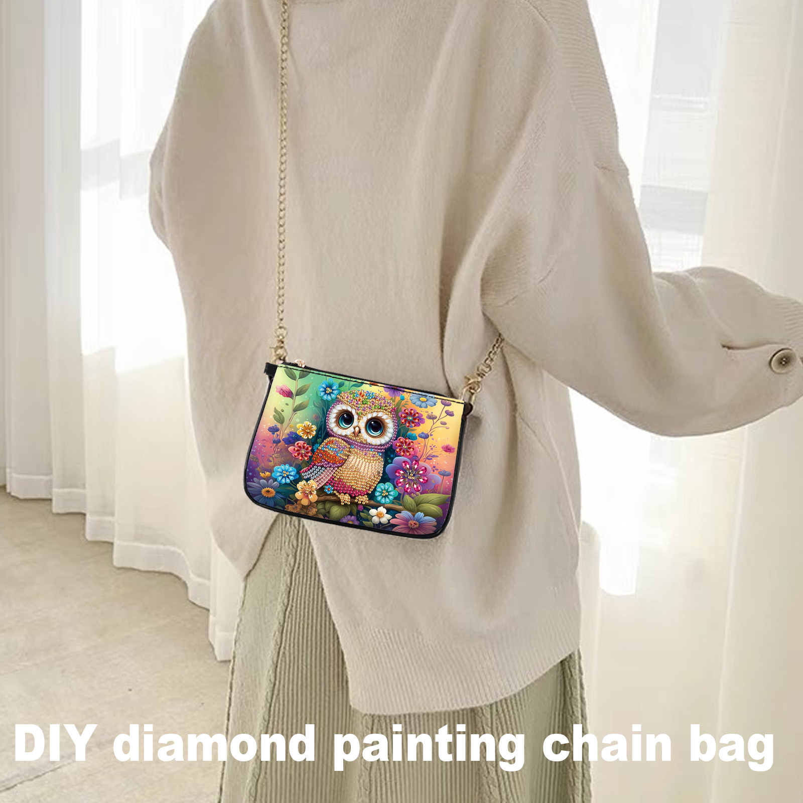 Colorful Owl Diamond Art Paint - Art Craft Bag reseña y precio