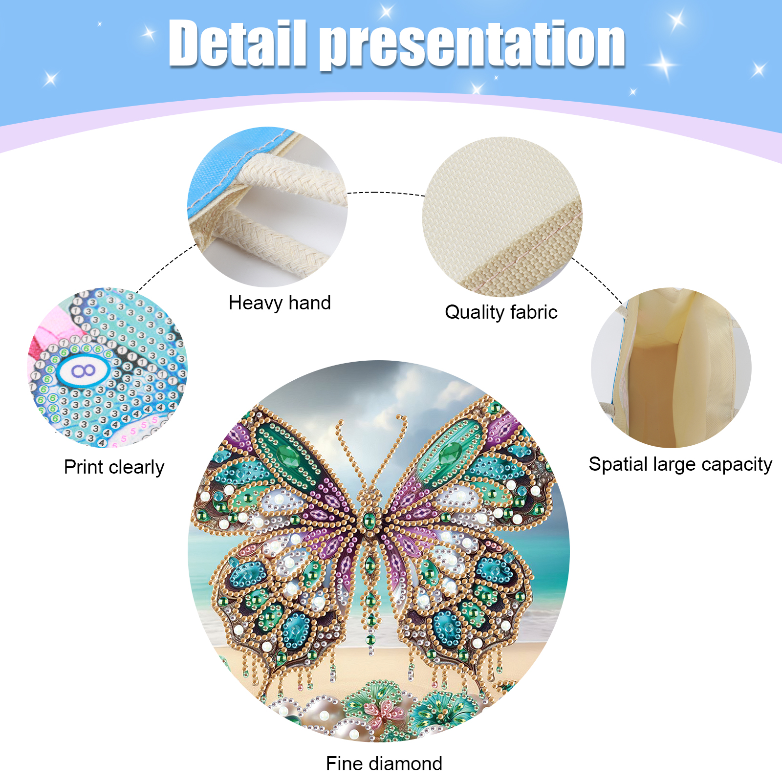 Diamond Art Painting Handbag K - Art Craft Bag reseña y precio