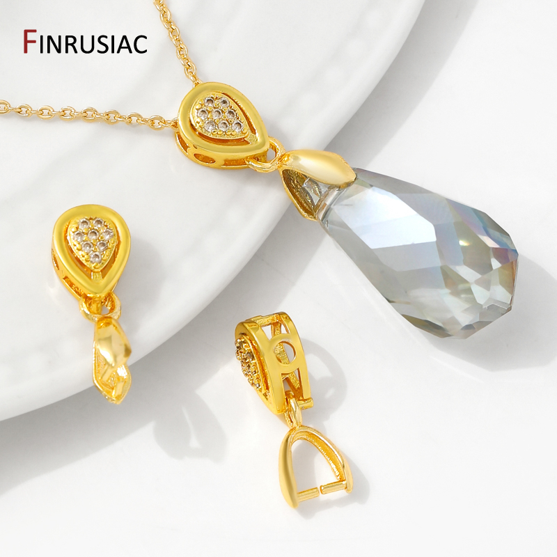 18K Gold Plated Brass With Zir - Art Craft Making reseña y precio