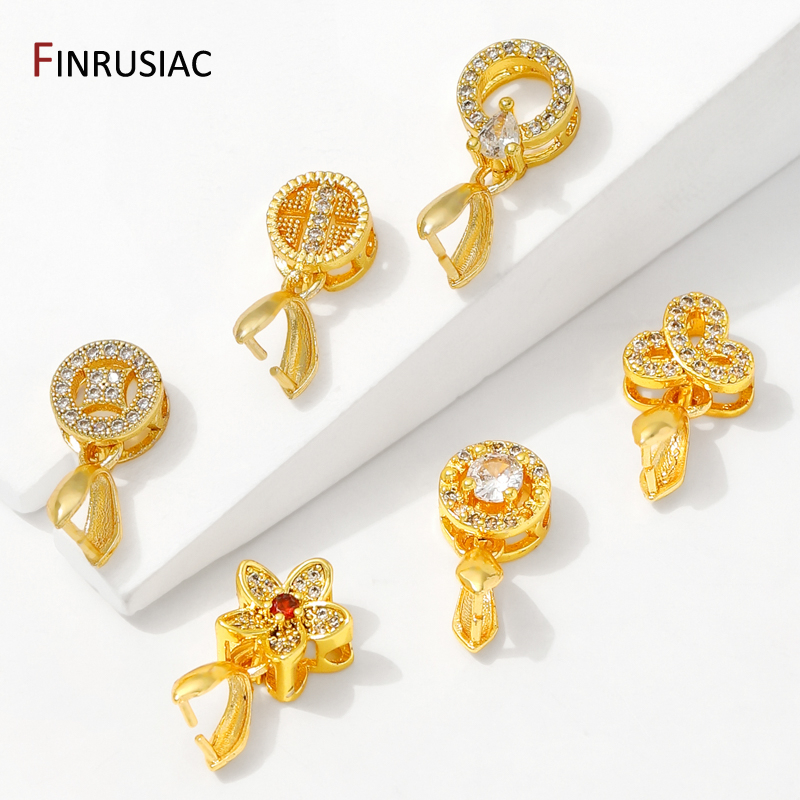 18K Gold Plated Brass With Zir - Art Craft Making reseña y precio