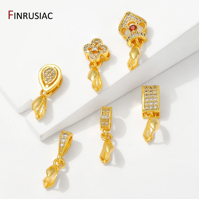 18K Gold Plated Brass With Zir - Art Craft Making reseña y precio
