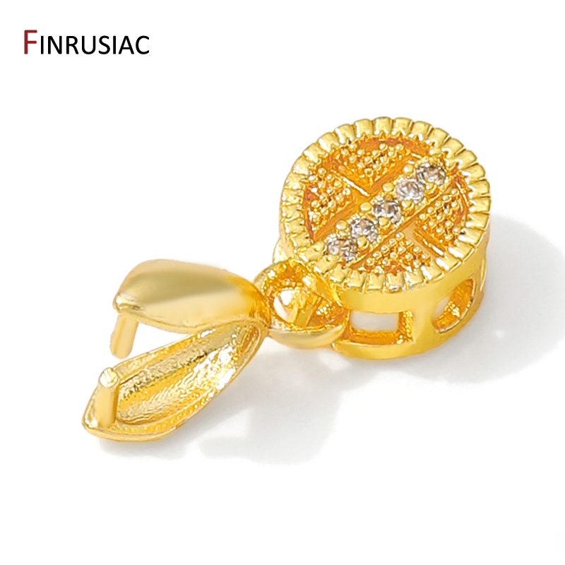 18K Gold Plated Brass With Zir - Art Craft Making reseña y precio