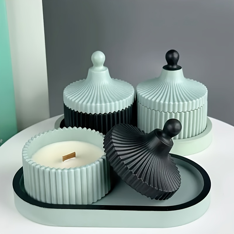 4pcs Silicone Molds Oval Tray  - Art Craft Vase reseña y precio