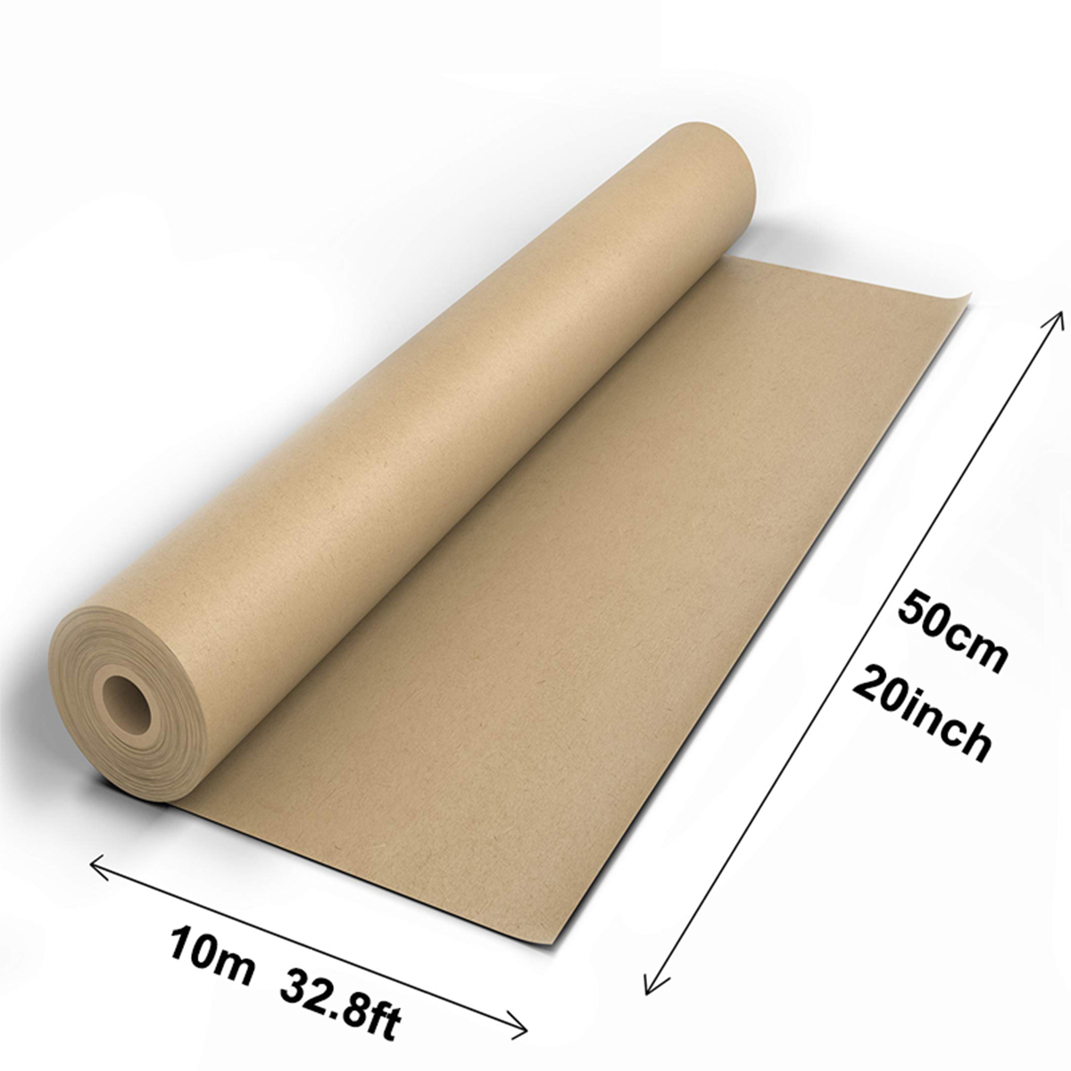 1 Roll of Brown Eco Kraft Pape - Art And Craft Recycle reseña y precio