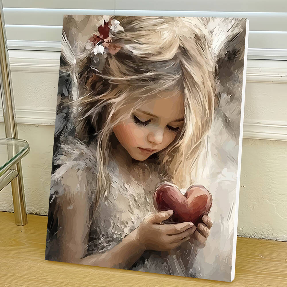 Drawing By Numbers Girl Portra - Art Craft Gifts For Adults reseña y precio