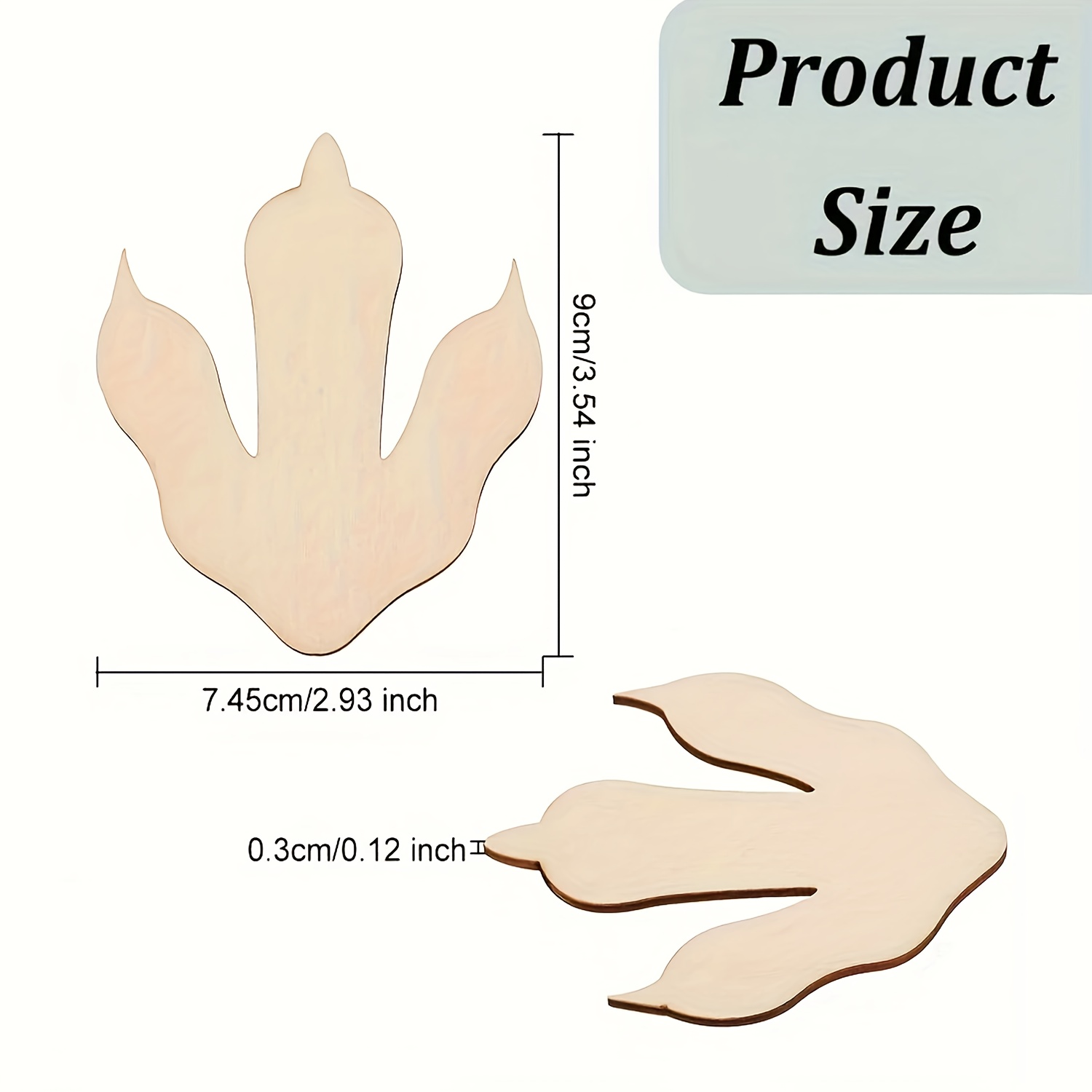 10/20 Pieces Wooden Dinosaur F - Art Craft Dinosaur reseña y precio