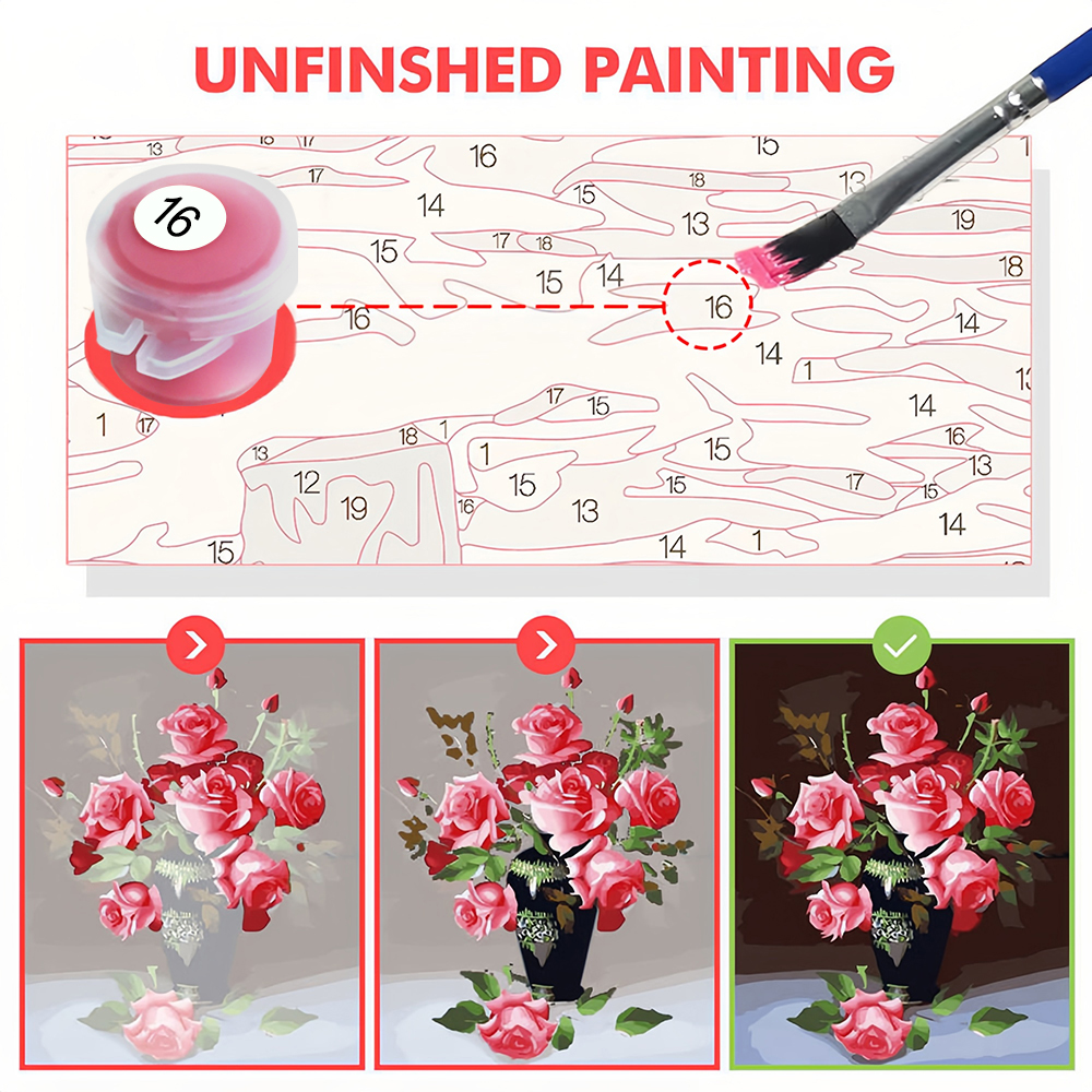 DIY Paint By Number Adult Kit  - Art Craft Gifts For Adults reseña y precio