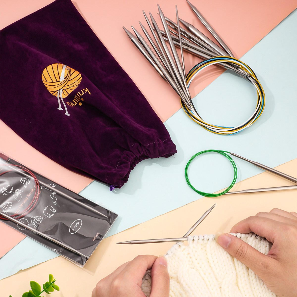 80cm Durable Circular Knitting - Knitting Needle Circular reseña y precio
