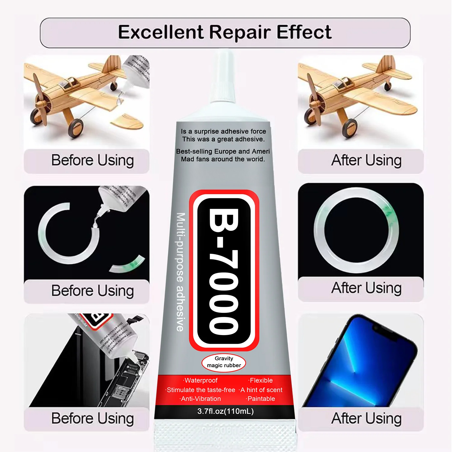 Super Glue B-7000 Loolifl 1-10 - Art Craft Store reseña y precio
