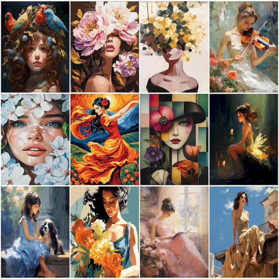 RUOPOTY Oil Painting By Number - Art Craft Gifts For Adults reseña y precio