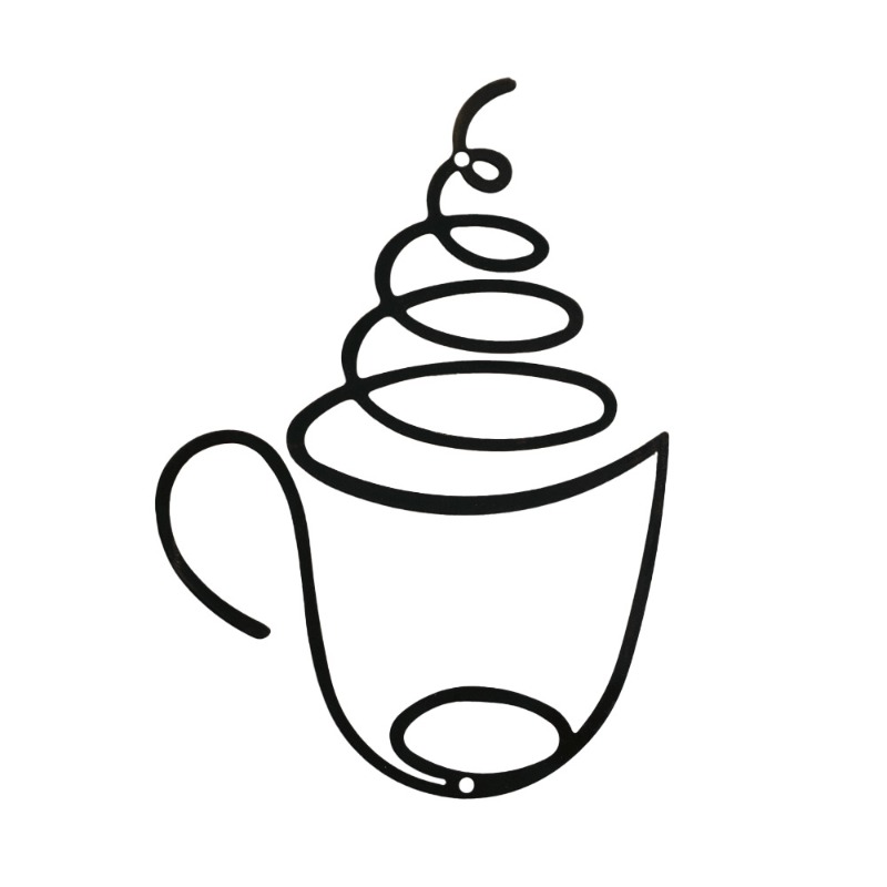 Creative Coffee Themed Wall De - Art Craft Cafe reseña y precio