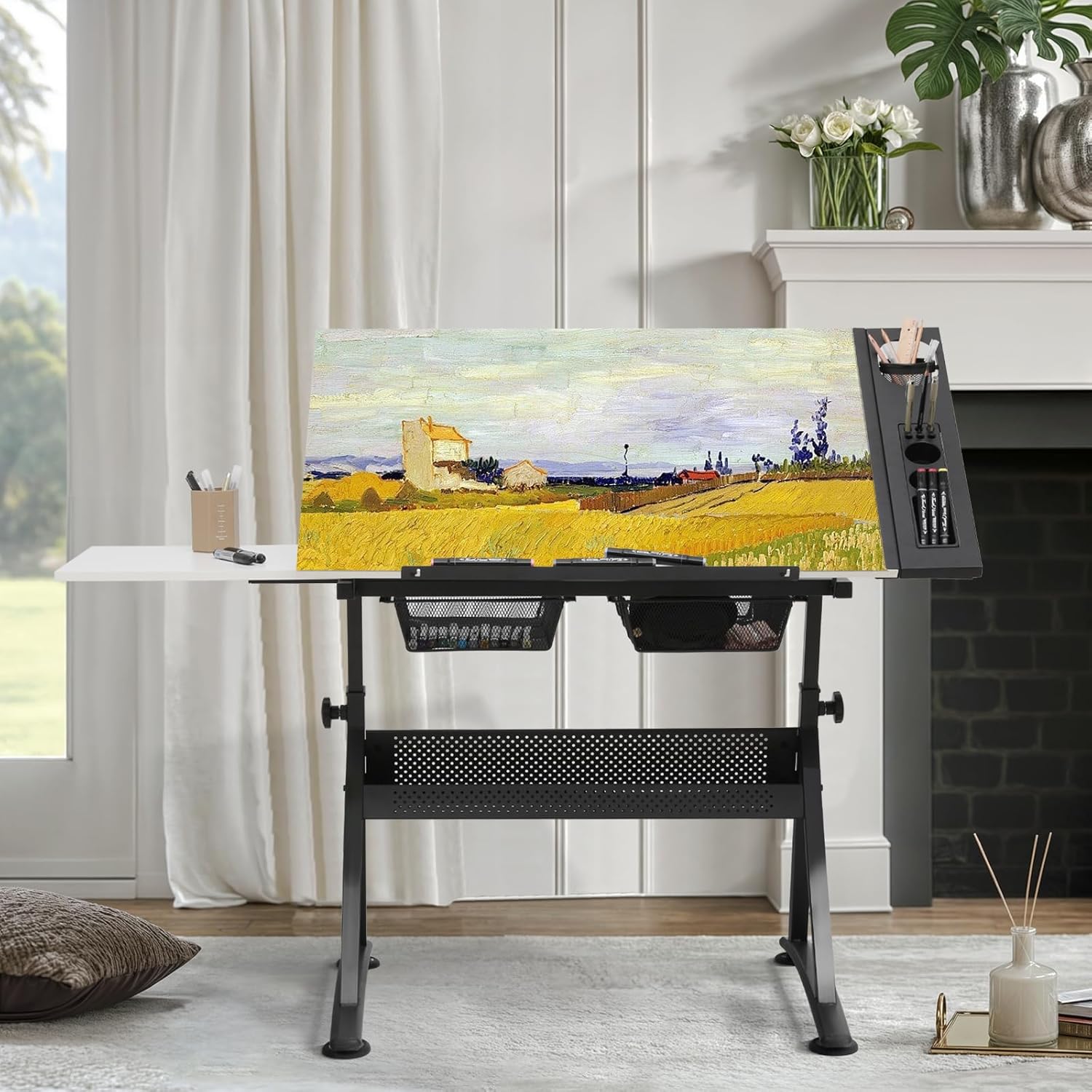 Art Deco Drafting Table, Heigh - Art & Craft Teacher Vacancy reseña y precio